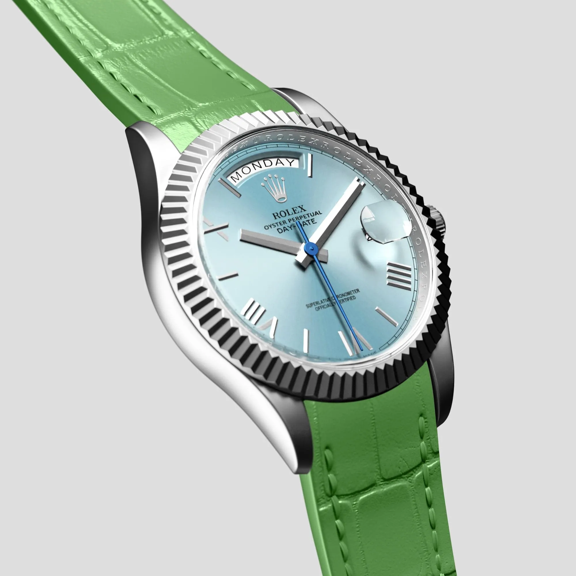 Sport Band For Rolex Day-Date 40mm In Alligator