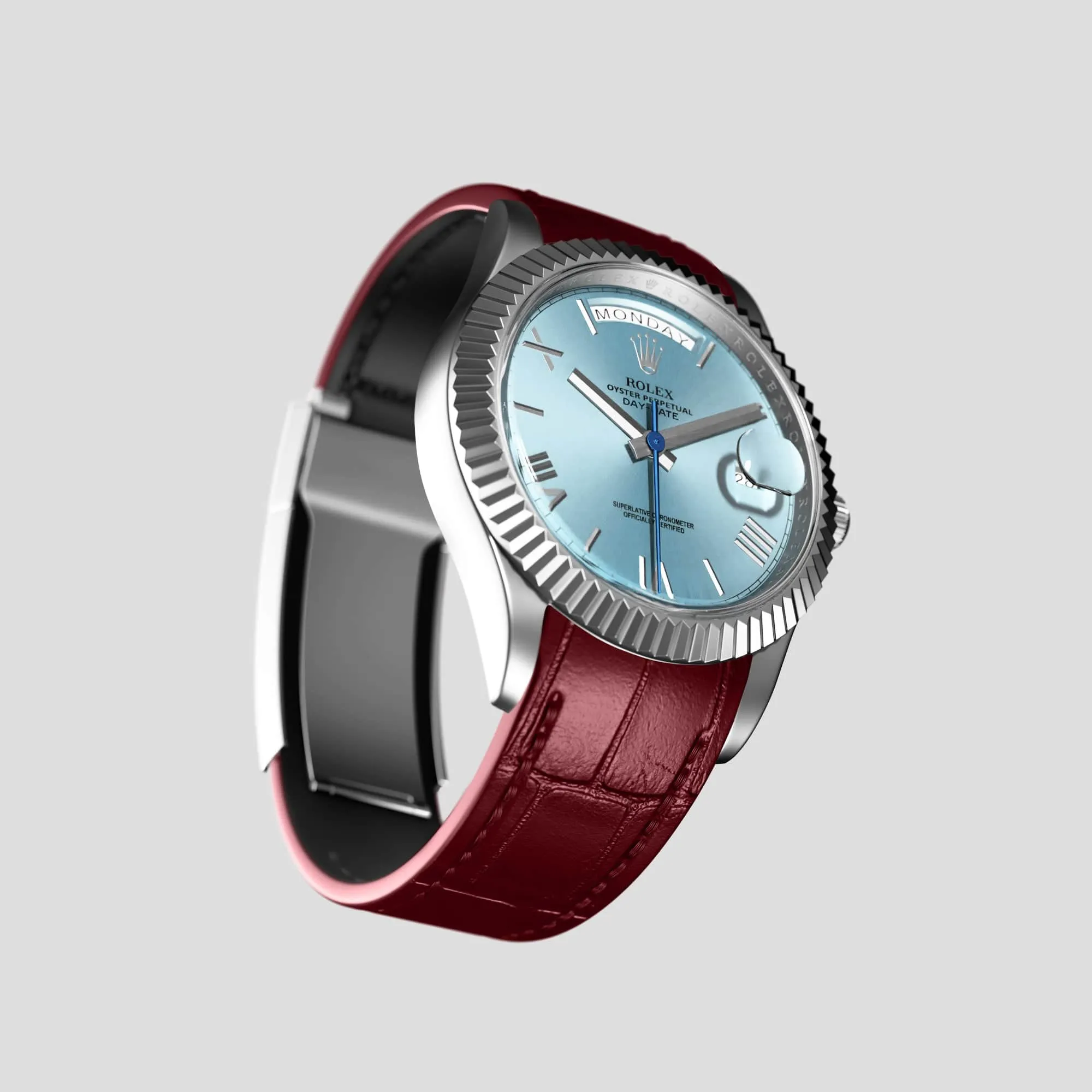 Sport Band For Rolex Day-Date 40mm In Alligator