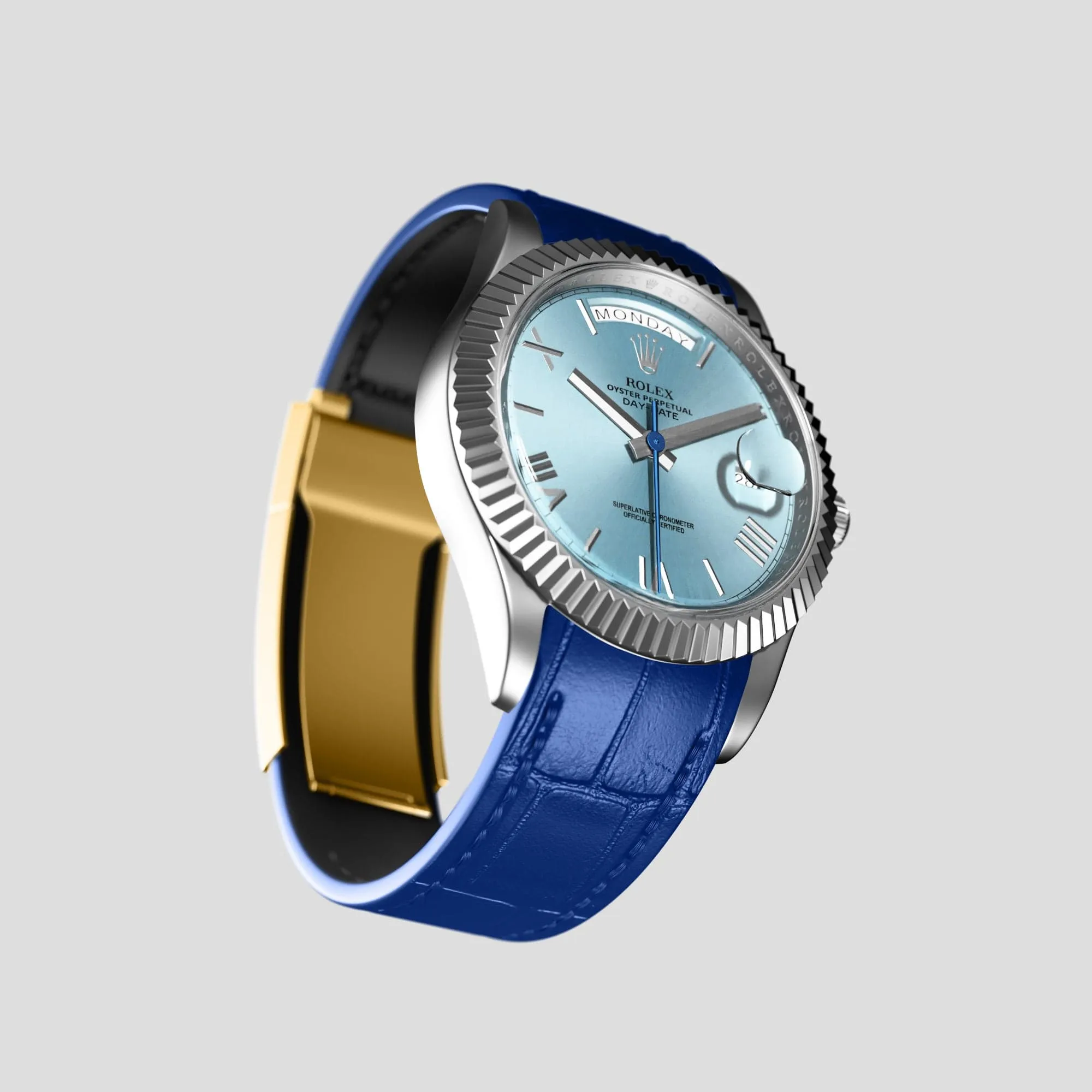 Sport Band For Rolex Day-Date 40mm In Alligator