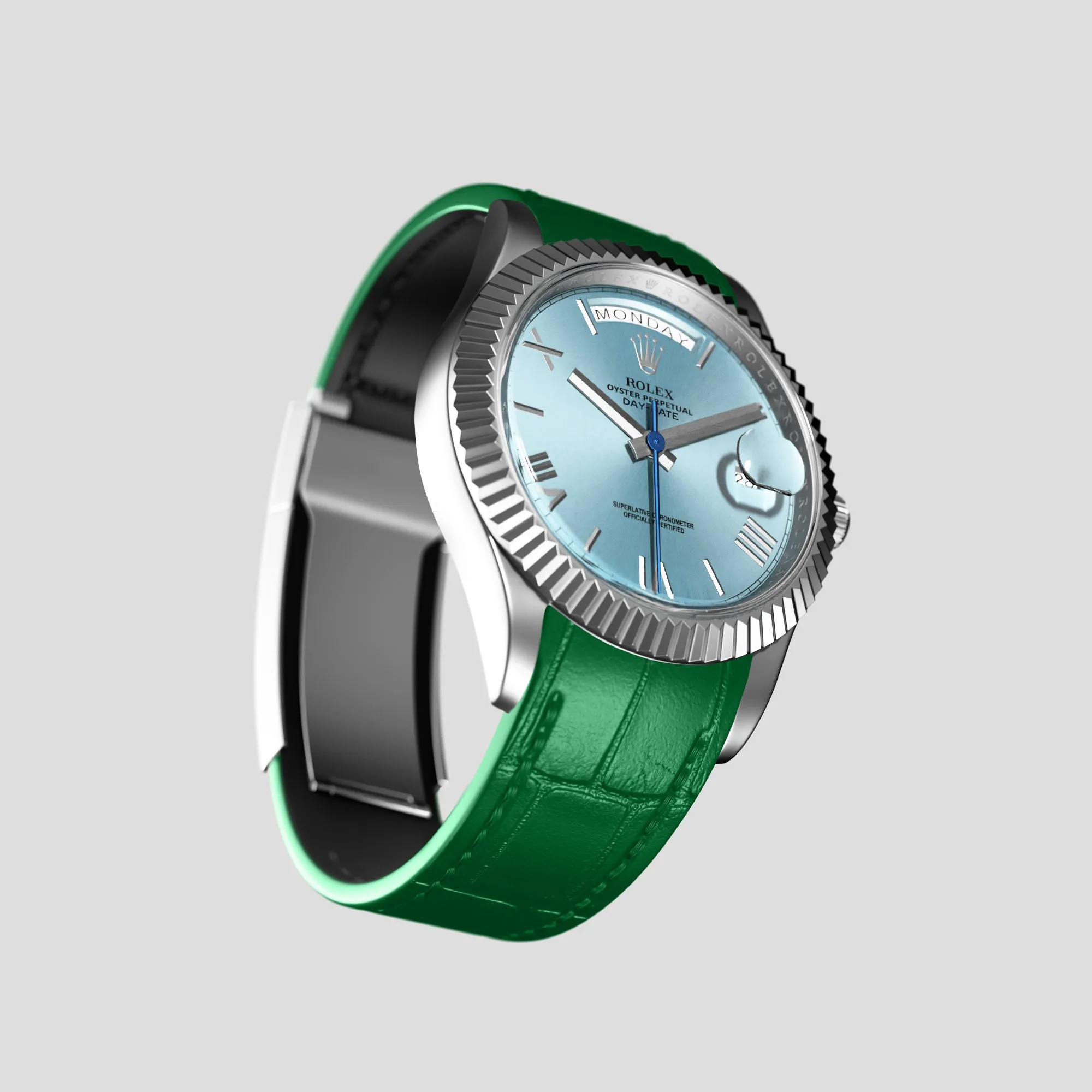 Sport Band For Rolex Day-Date 40mm In Alligator