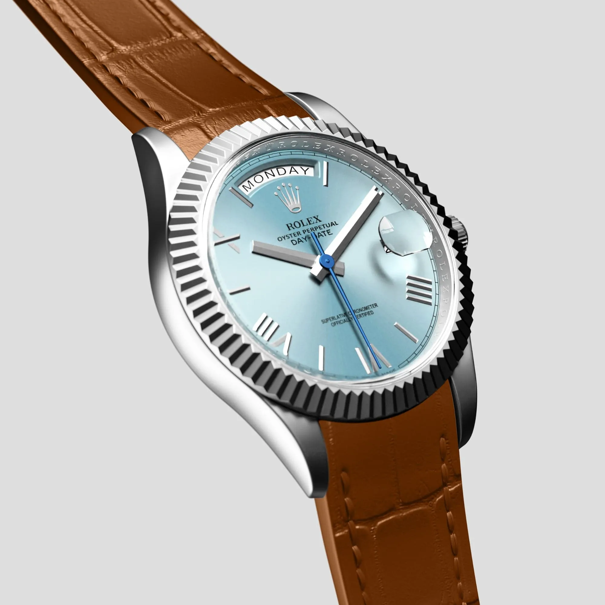 Sport Band For Rolex Day-Date 40mm In Alligator
