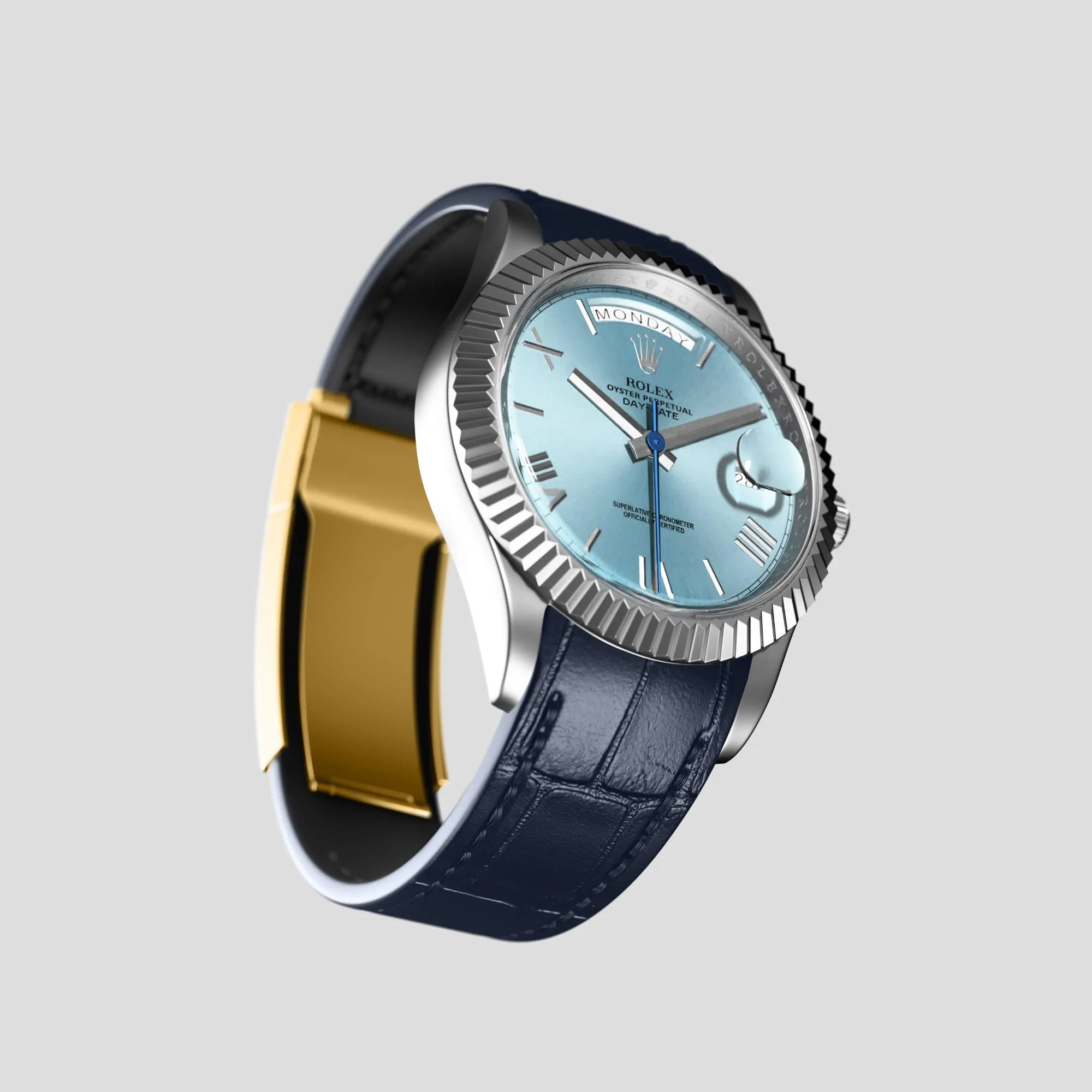Sport Band For Rolex Day-Date 40mm In Alligator