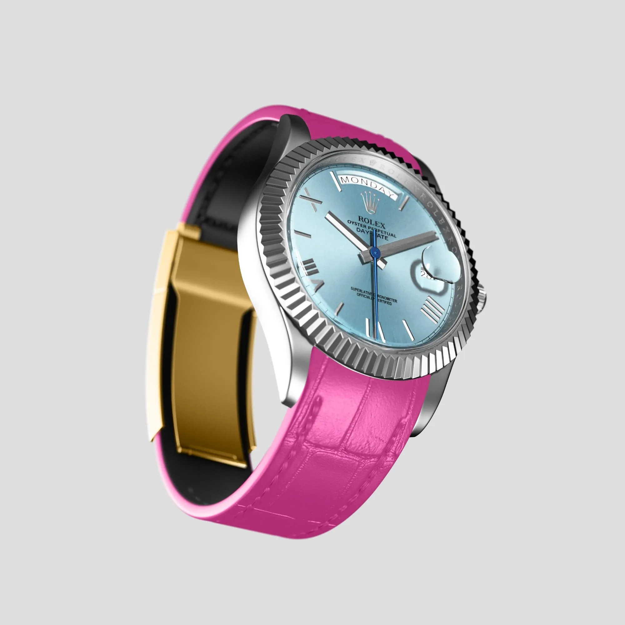 Sport Band For Rolex Day-Date 40mm In Alligator
