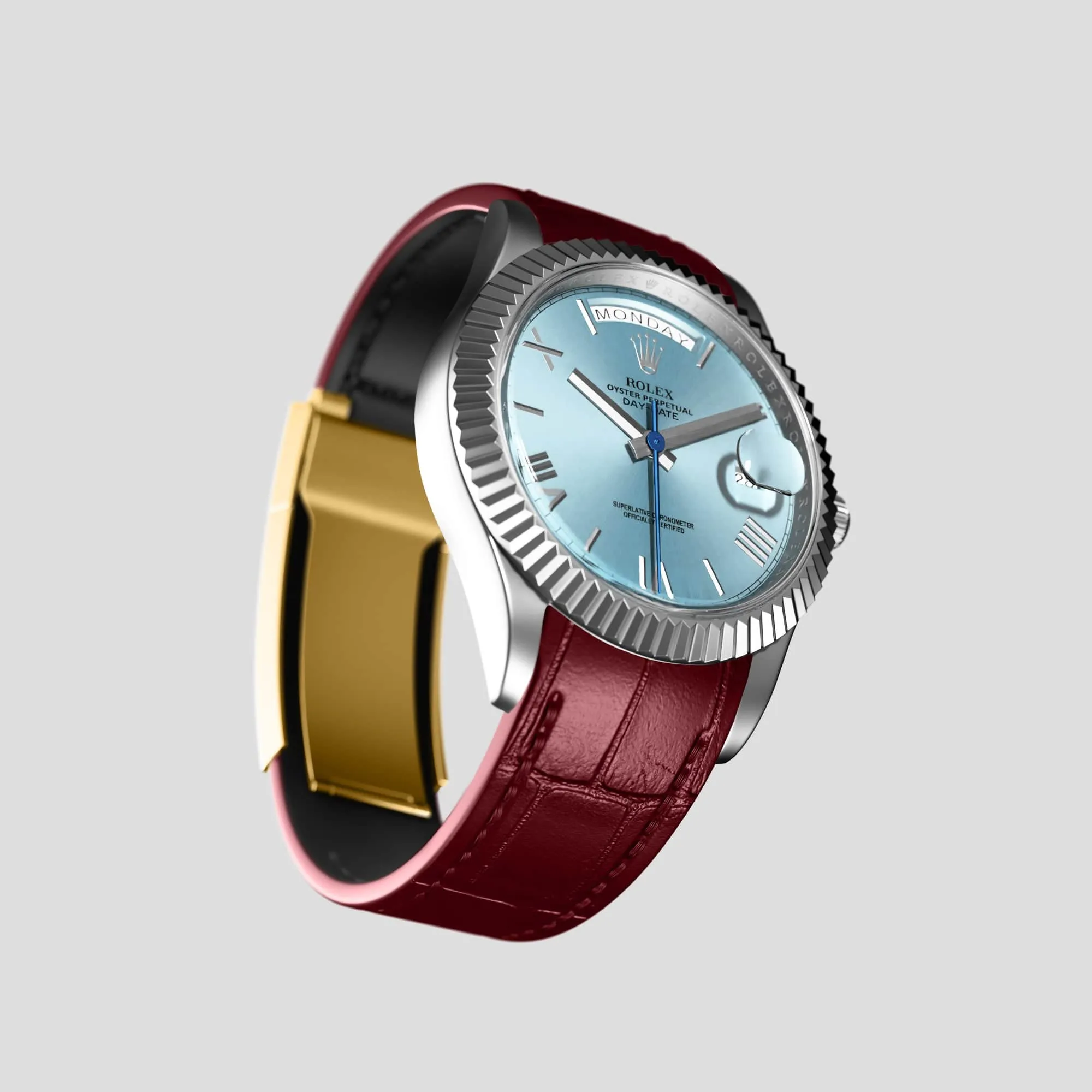 Sport Band For Rolex Day-Date 40mm In Alligator