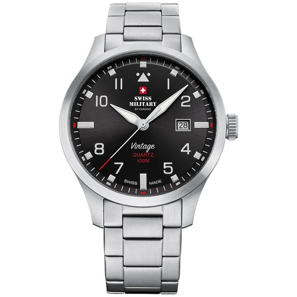 Swiss Military Stainless Steel Men's Watch  - SM34078.01