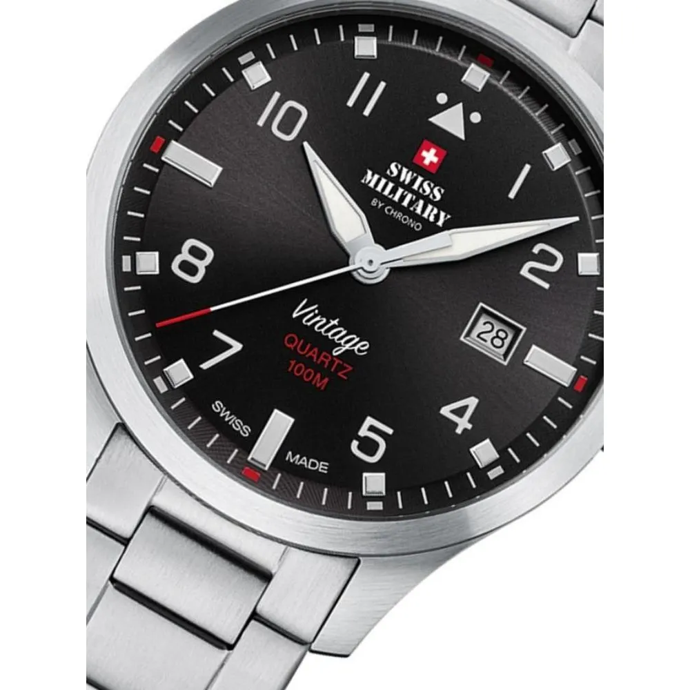 Swiss Military Stainless Steel Men's Watch  - SM34078.01