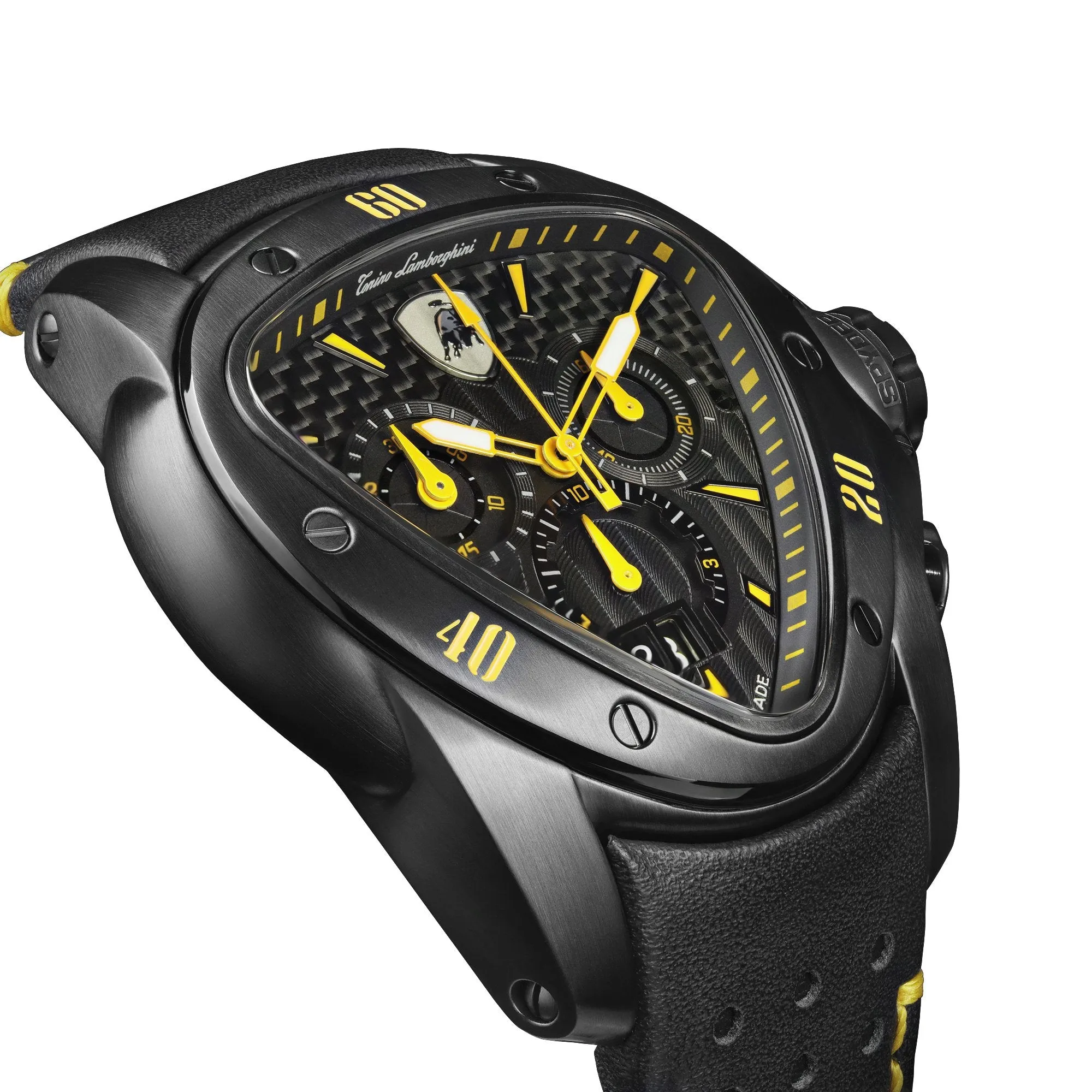 Tonino Lamborghini T9SE Men's Black Spyder X Chronograph Watch