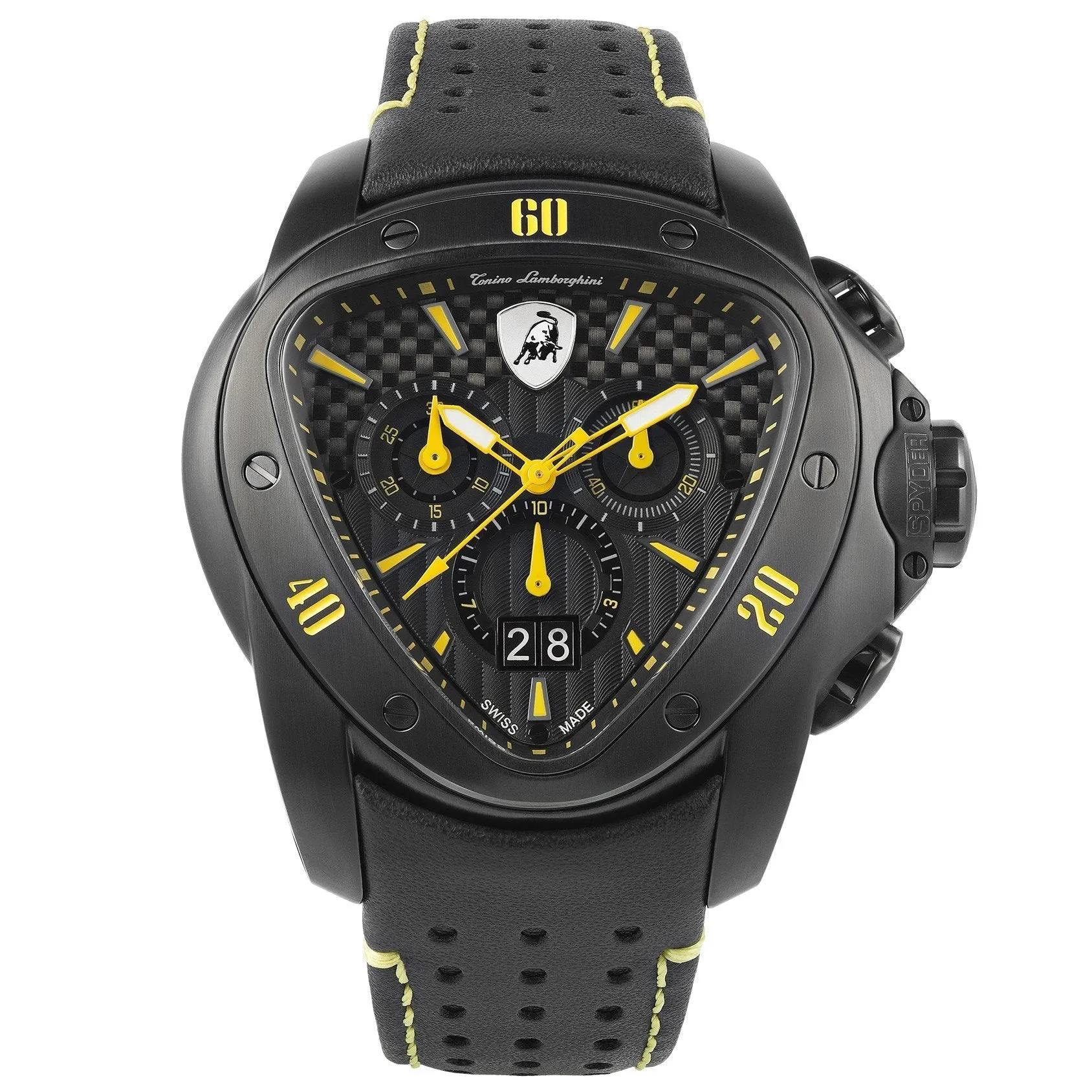 Tonino Lamborghini T9SE Men's Black Spyder X Chronograph Watch