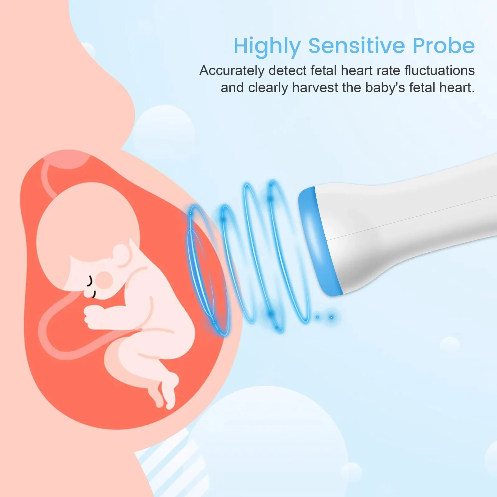 Ultrasonic Baby Heartbeat Monitor