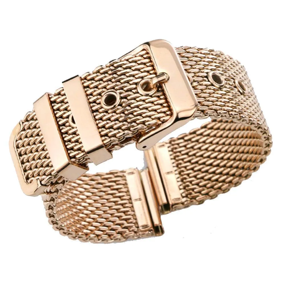 Universal Mesh Milanese Pin Buckle Replace Watch Strap