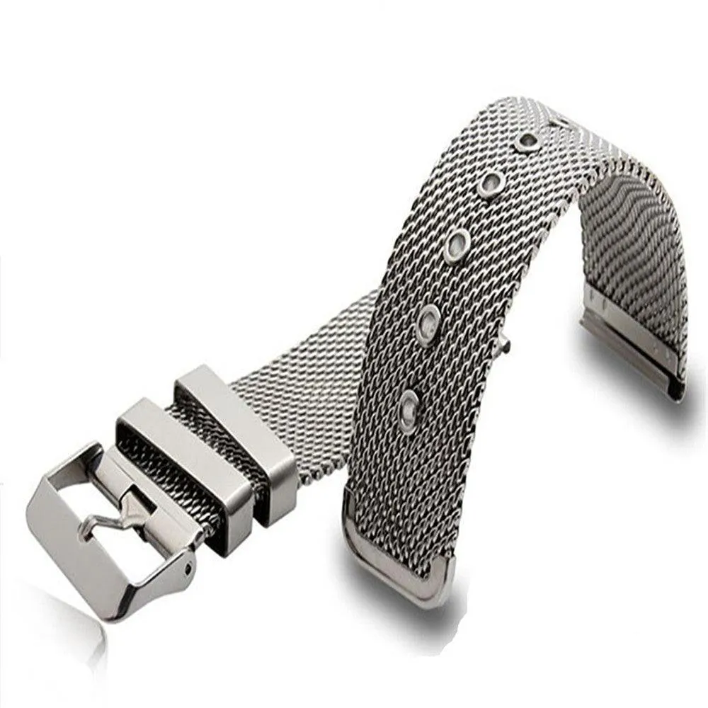 Universal Mesh Milanese Pin Buckle Replace Watch Strap