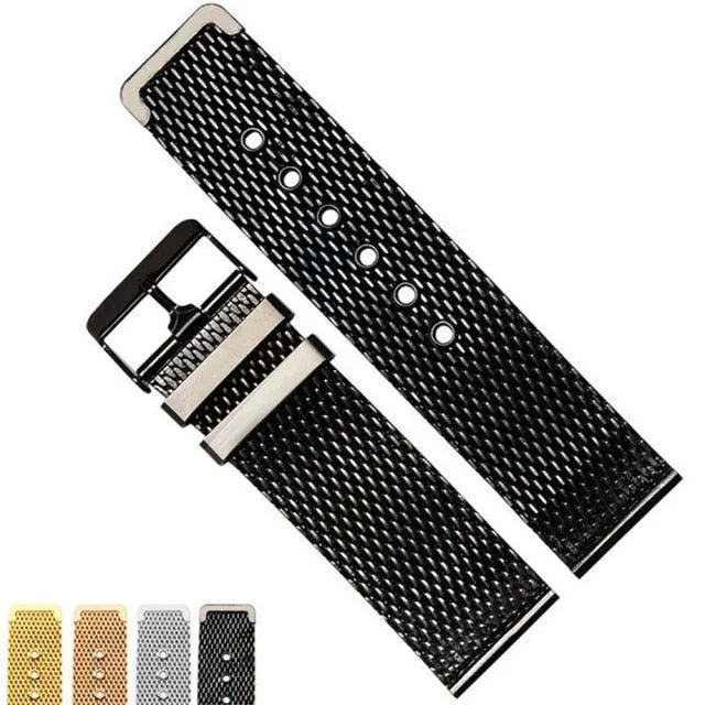 Universal Mesh Milanese Pin Buckle Replace Watch Strap
