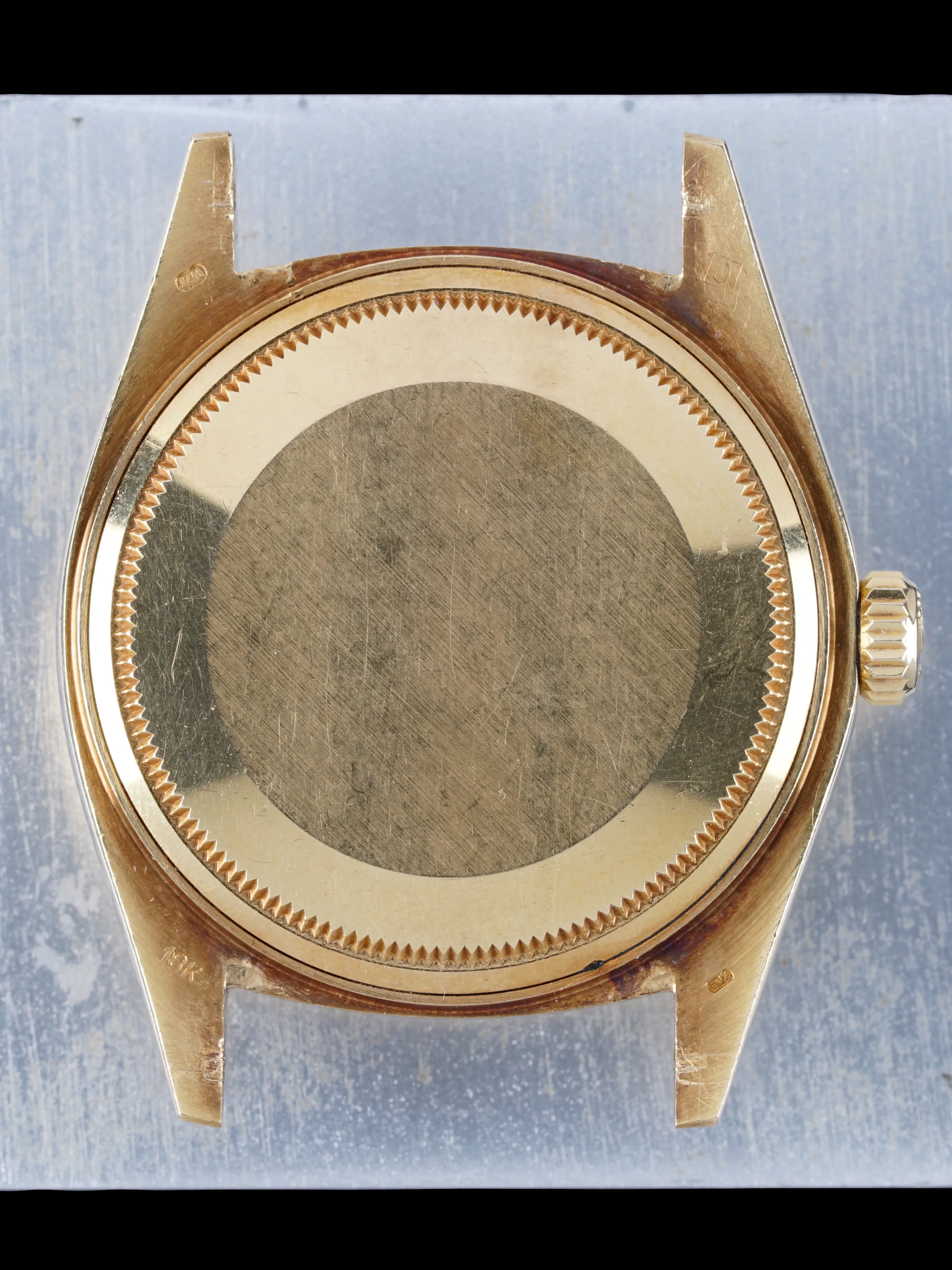 *Unpolished* 1979 Rolex Day-Date (Ref. 18038) 18k YG "Onyx Dial"