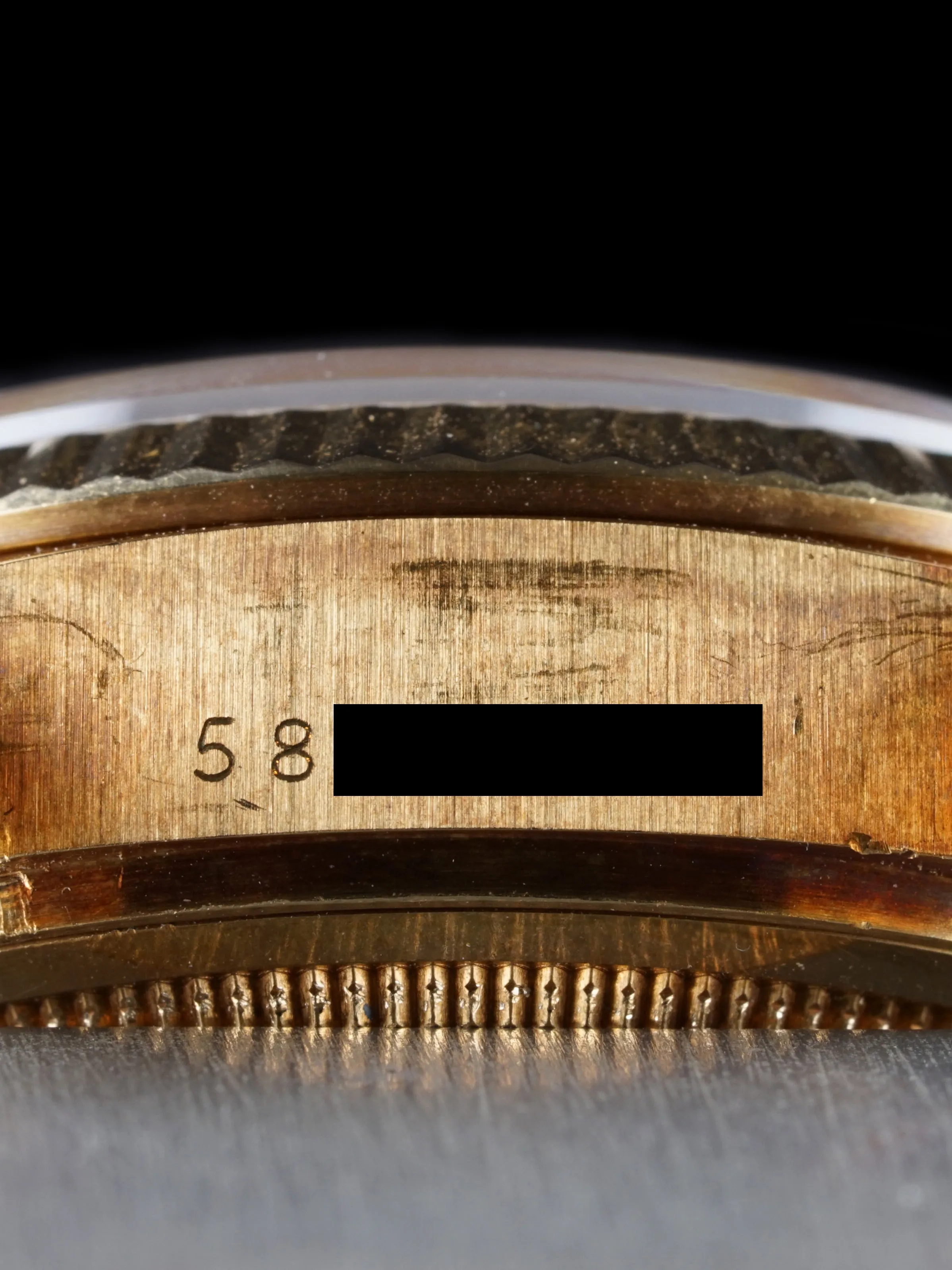 *Unpolished* 1979 Rolex Day-Date (Ref. 18038) 18k YG "Onyx Dial"