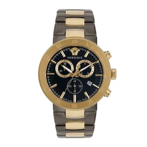 Versace Black Dial Analog Men Watch - VEPY01121