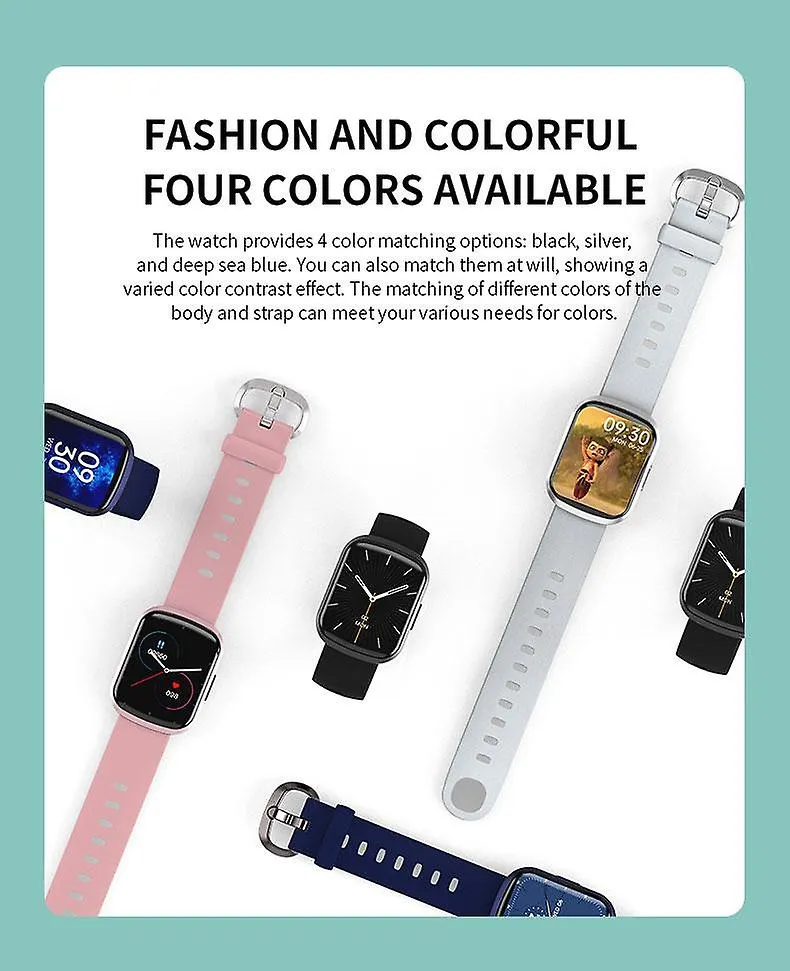 Watches man woman christmas gift intelligent smartwatch fitness tracker bracelet blood smart watches pink