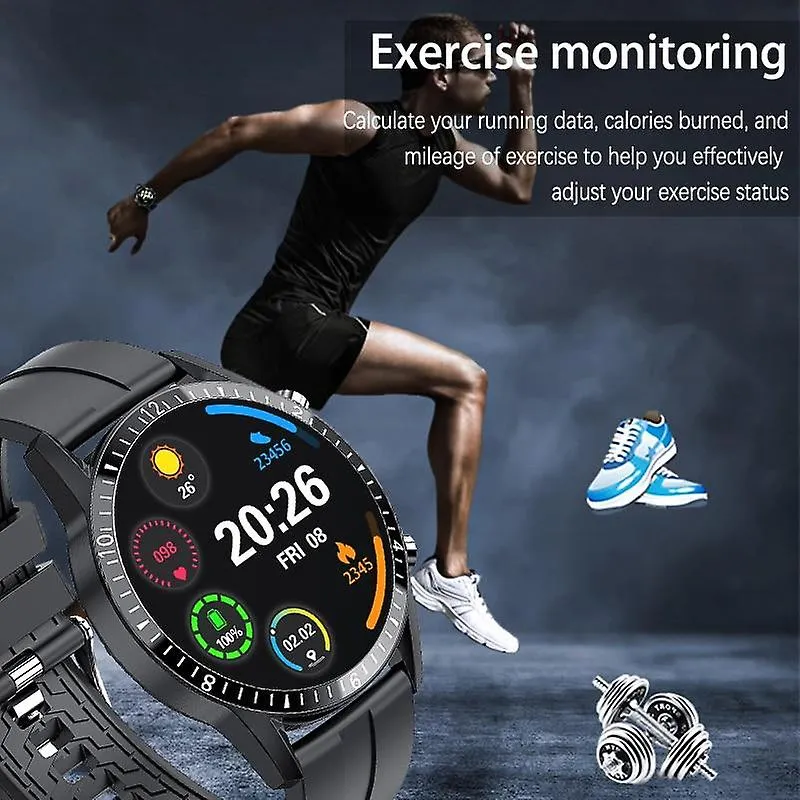 Watches smart watch supports heart rate blood pressure hundred sports smart watches black