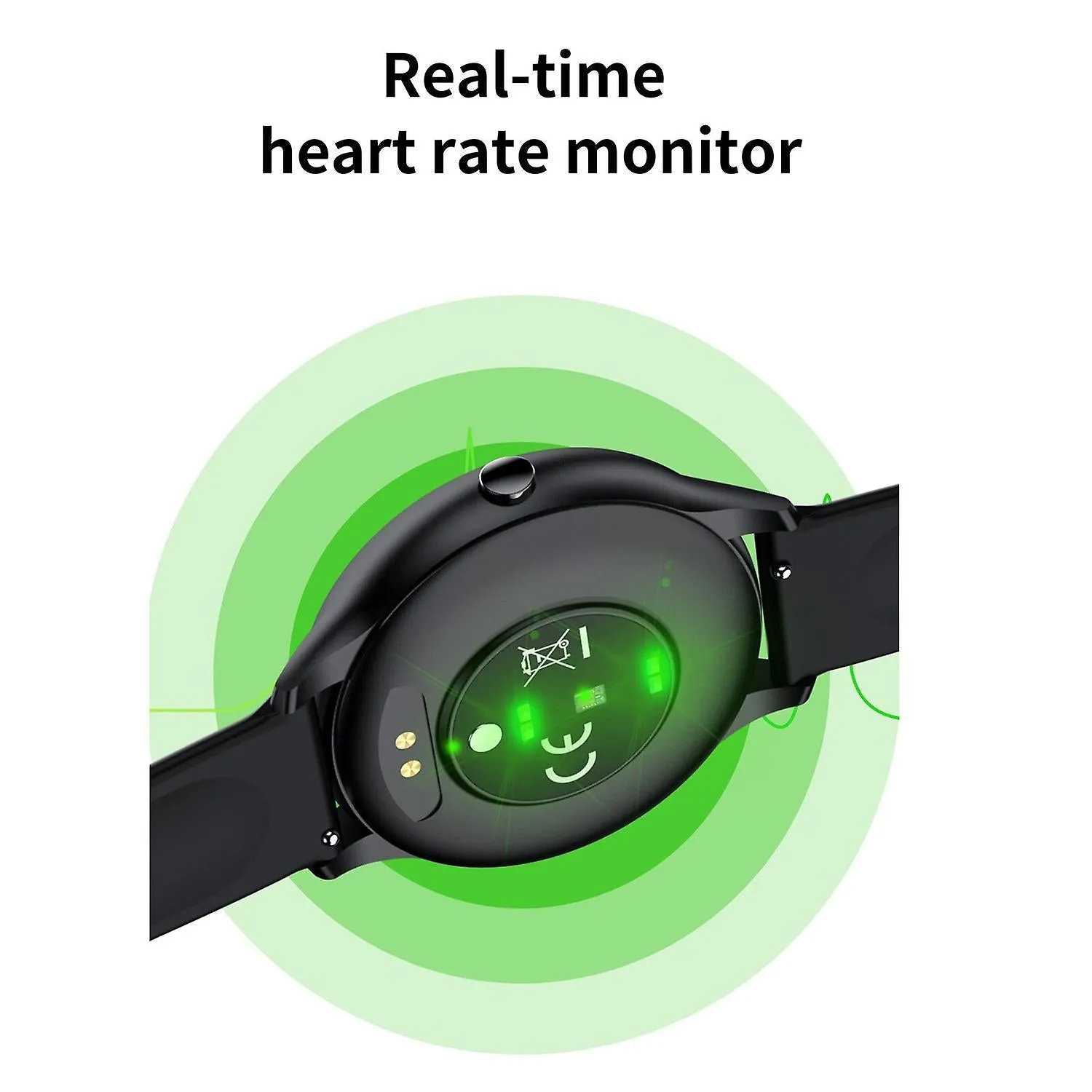 Watches sports smart watch fitness heart rate smart bracelet metal case watches pink