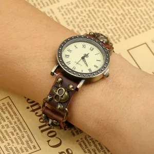 Wholesale of Ancient Skull Cowhide Watches