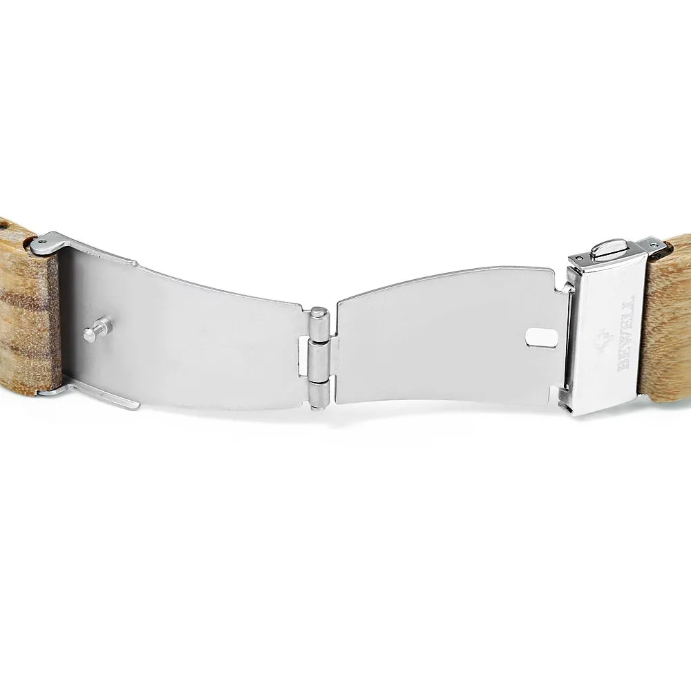 Wooden Luminous Pointer Chronograph Watch